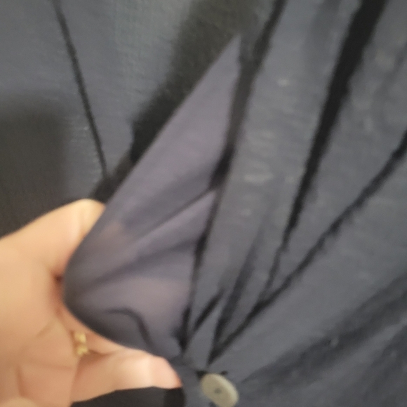 HM Faux wrap top sheer back size 4 - Picture 2 of 16